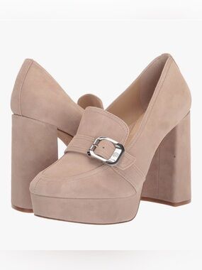 Vince Camuto Grinilia platform loafers, typically featuring a suede upper NWT